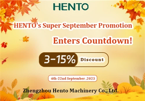 Super septembrová akcia HENTO vstupuje do odpočítavania!
